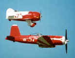 Gee-Bee and Corsair