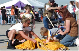 Packing Golden Knights Chute