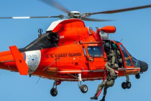 U.S. Coast Guard HH-65C Dolphin Search And Rescue Demonstration