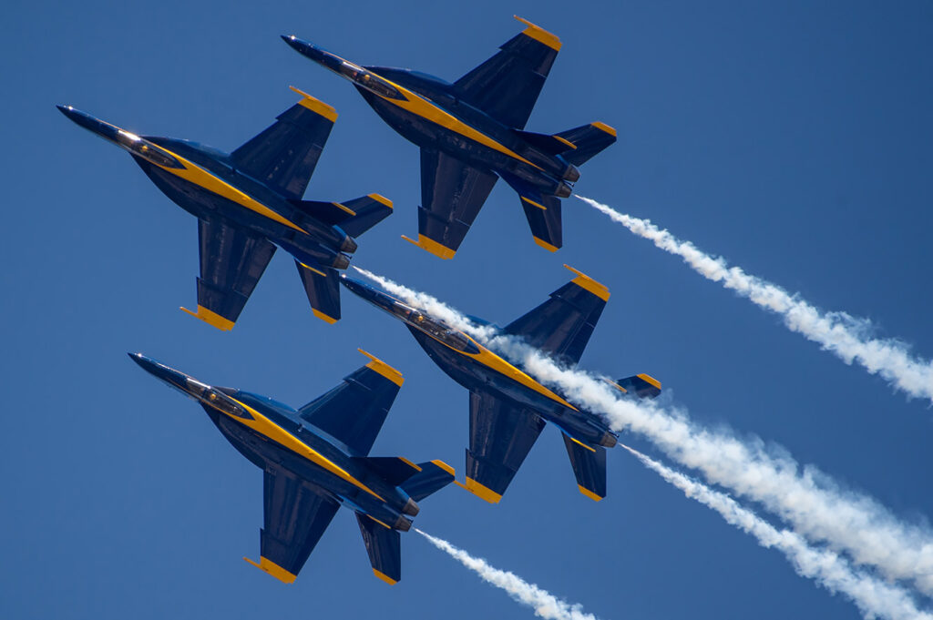 U.S. Navy Blue Angels Jet Demonstration Team